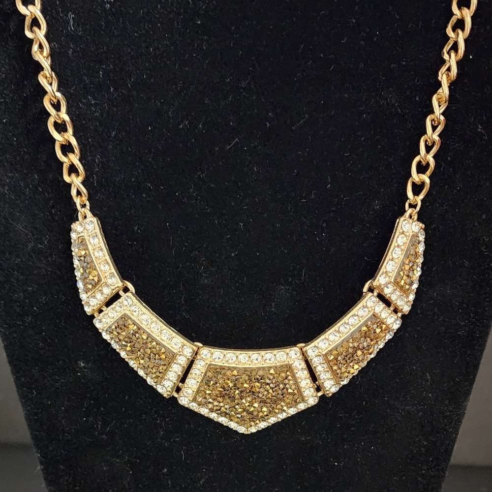 Avon Natural Elements Statement Necklace & Earrin… - image 2